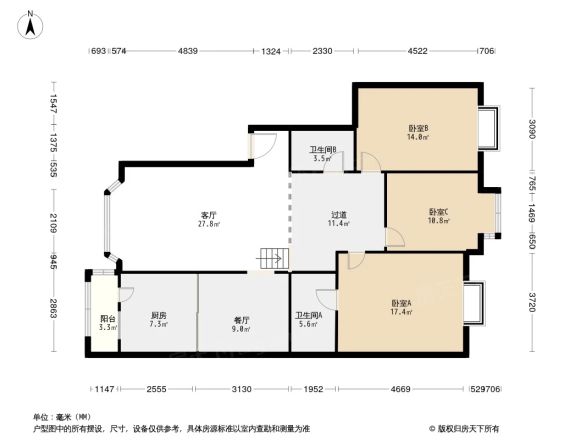 千禧华庭户型图