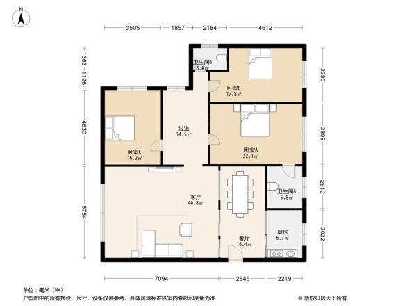 千祥公寓户型图