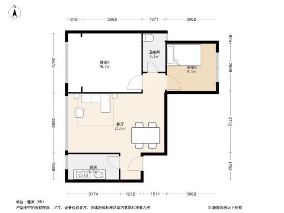 丰瑞玺悦城户型图