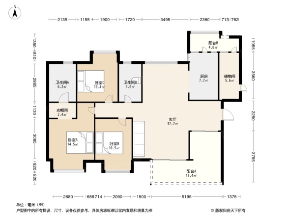 恒基翠庭户型图