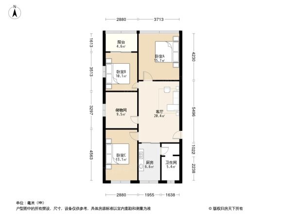 南河居户型图