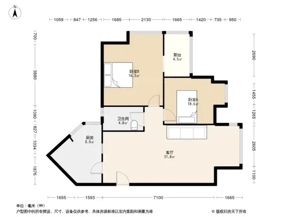 巴黎阳光(简阳)户型图