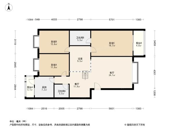 千禧华庭户型图