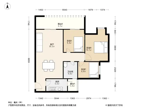 汇丰源户型图