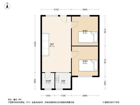 京华雅居户型图
