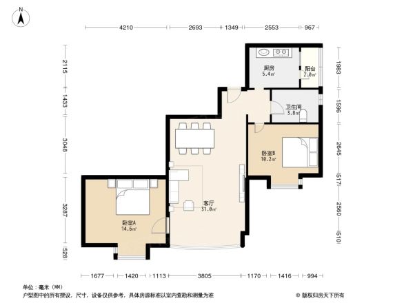 金桂园户型图