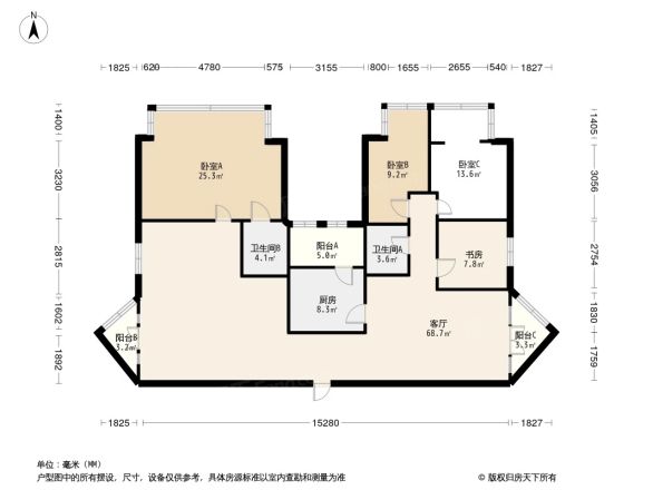亚太广场户型图