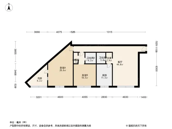 棠湖壹号户型图