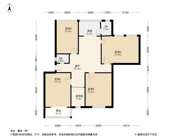 地震局宿舍户型图