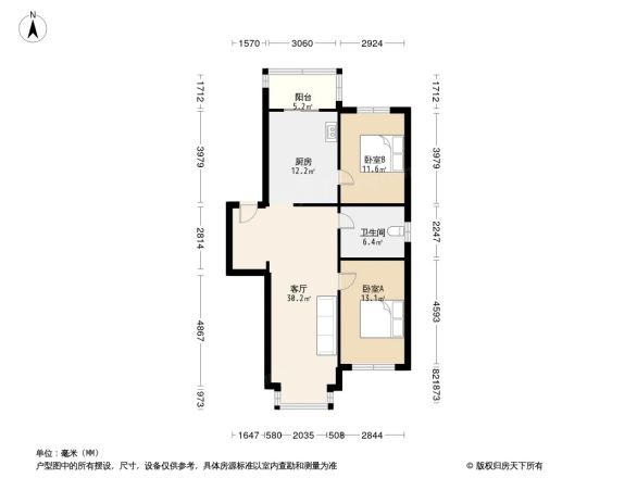 银山小区户型图