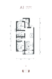 瑞祥华府3室2厅1厨1卫建面108.39㎡