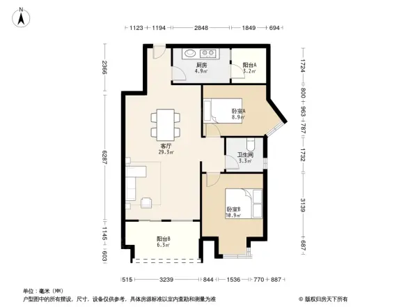 碧林香堤户型图