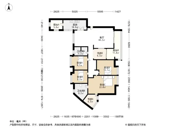 恒基翠庭户型图