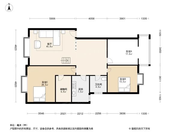 教师公寓(金堂)户型图