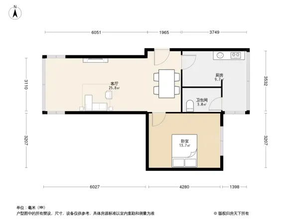 兴蓉南二巷5号院户型图