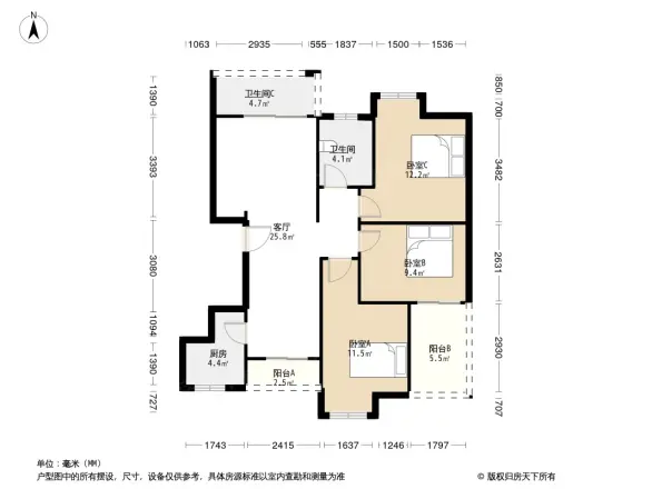 都乐锦庐户型图