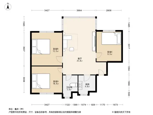 兰花六小区户型图