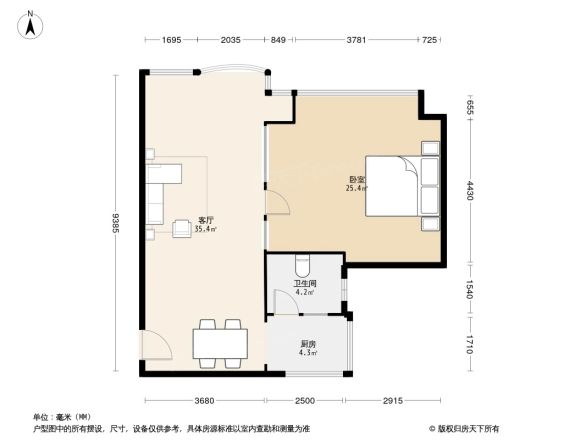 星辰财富港户型图