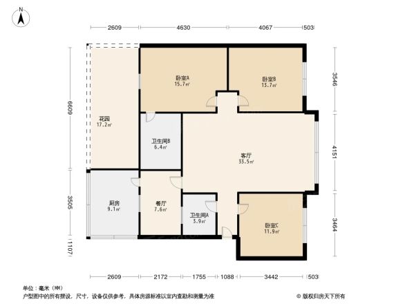 海棠金宇户型图