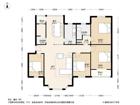 千祥公寓户型图