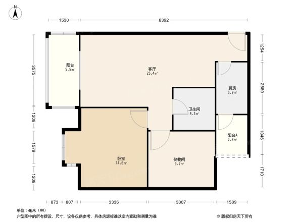 太平盛世B区户型图