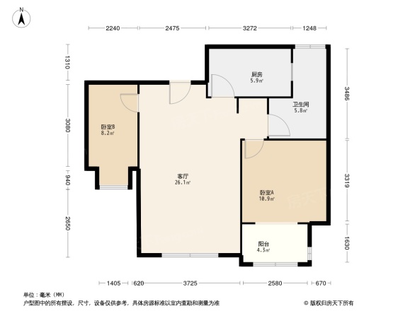 嘉德园户型图
