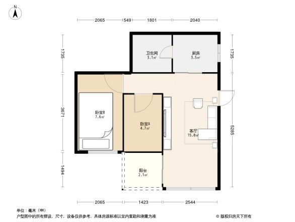 京华雅居户型图