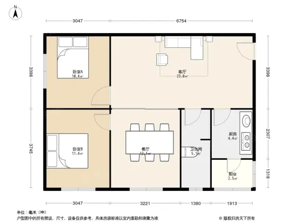 临江苑(温江)户型图