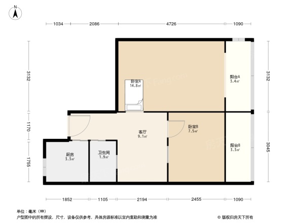 太平南路257号户型图