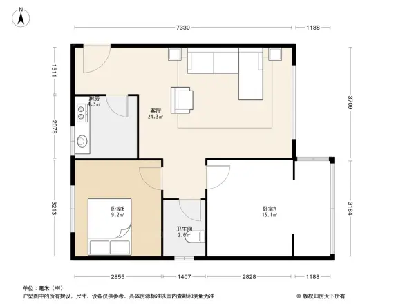 高攀路18号院户型图