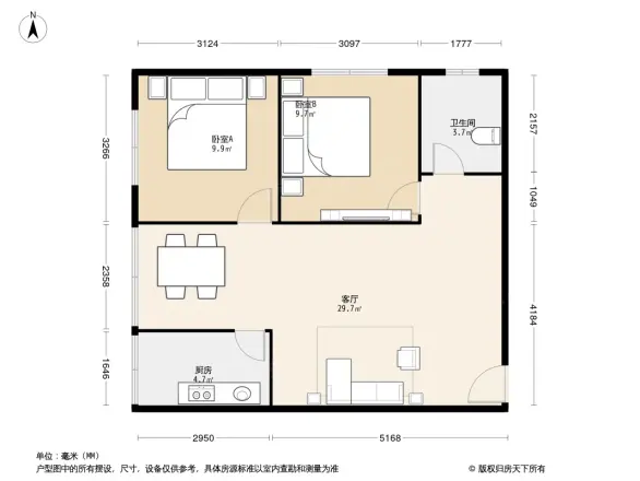 宏达公寓户型图