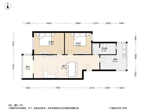 祥和苑(成华)户型图