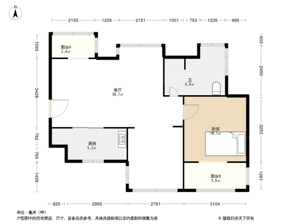 蓝光COCO蜜园户型图