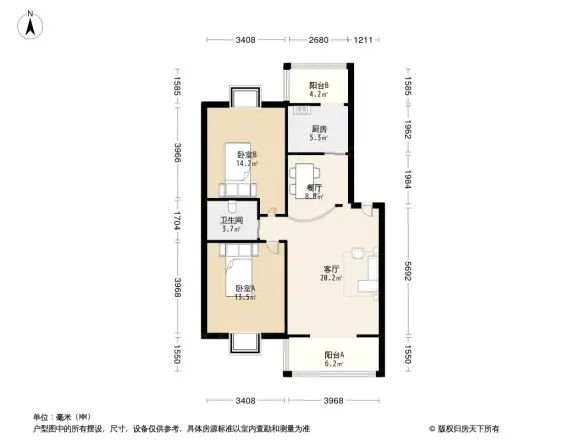 澳深天健园户型图
