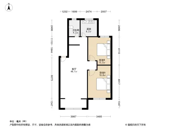 郫县欣苑小区户型图