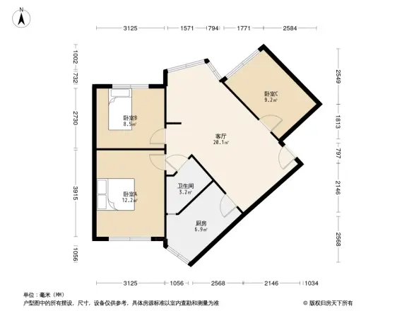 石人南路34号院户型图