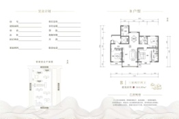 晋都府3室2厅1厨2卫建面144.85㎡