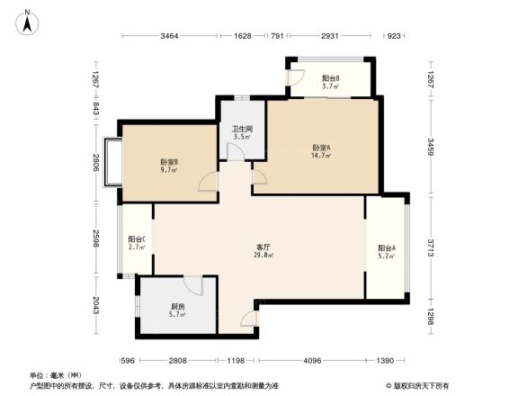 京龙嘉苑户型图