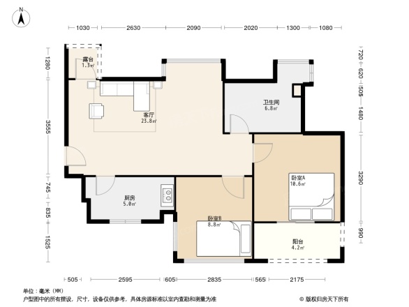 蓝光COCO蜜园户型图