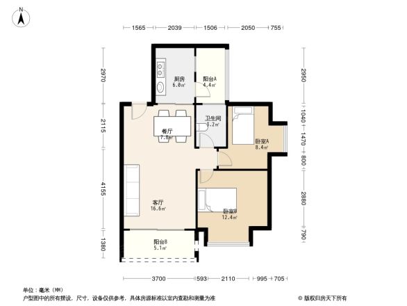 锦绣年华户型图