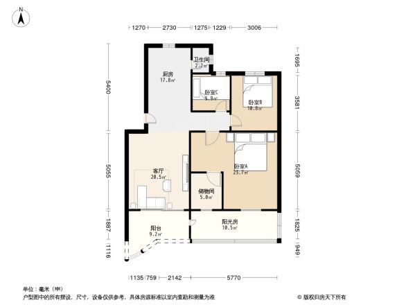 桥南街邮电宿舍户型图