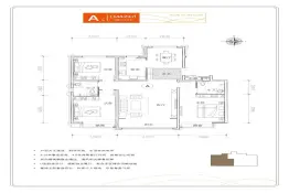 天香蓝郡3室2厅1厨2卫建面144.23㎡