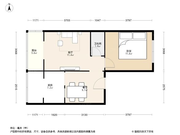 肖家河东一巷13号院户型图