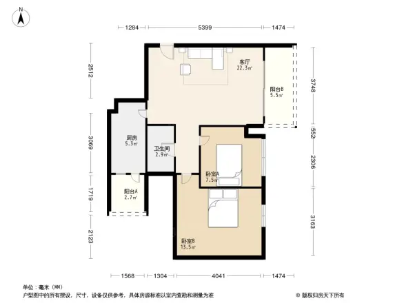礼嘉白马小区户型图