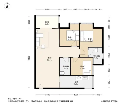 汇强上城户型图