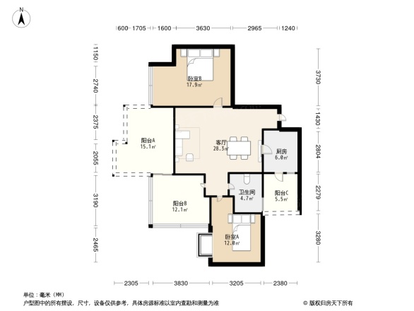 锦官秀城户型图