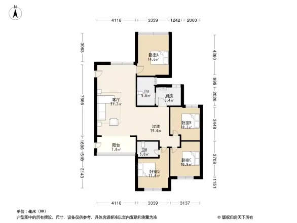 党校住宅小区户型图