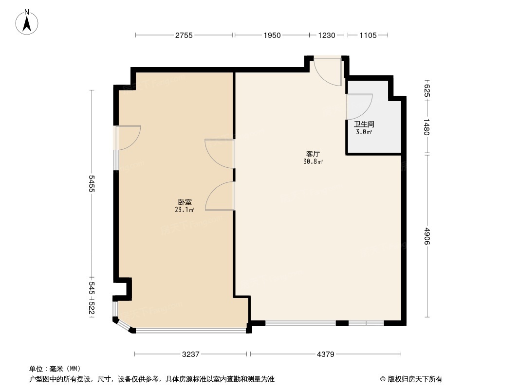 户型图1/2