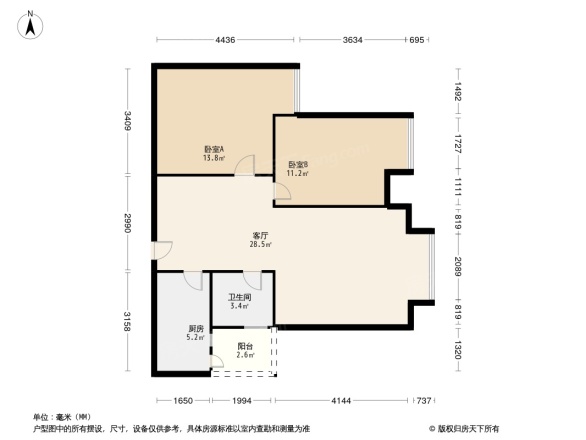 北城新界户型图