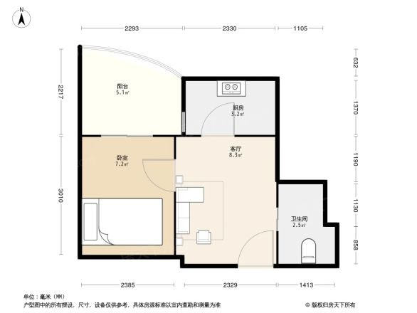 麓湖盛景小区户型图
